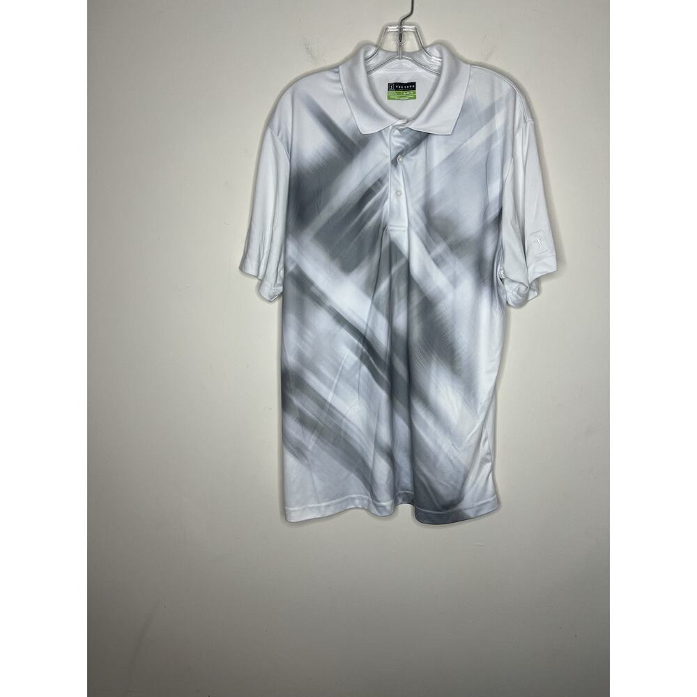 PGA Tour Mens Polo Shirt XL Pro Series Short Sleeve Golf Preppy Performance